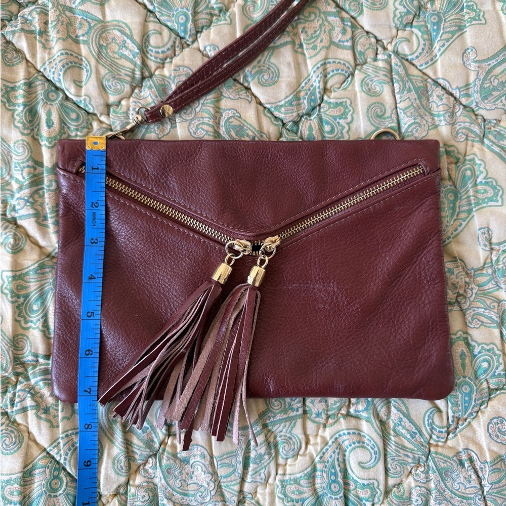 Burgundy Lavorazione Artigiana Purse